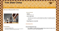 Desktop Screenshot of chessfreestate.co.za